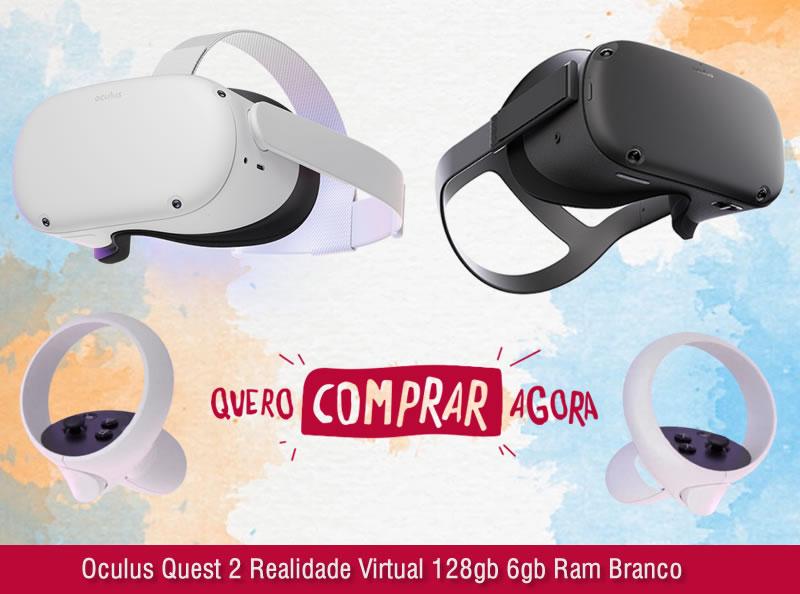 Oculos Headset de Realidade Virtual - Oculus Quest 2 Oculos Headset de Realidade Virtual - Oculus Quest 2